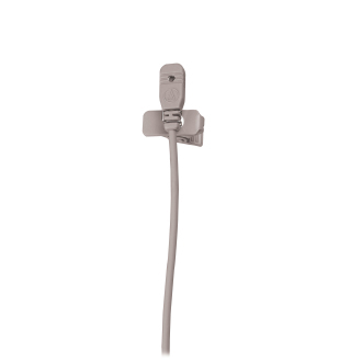MT830CW-TH OMNIDIRECTIONAL CONDENSER LAPEL MICROPHONE WITH 55" CABLE TERMINATED WITH  LOCKING 4-PIN HRS-TYPE